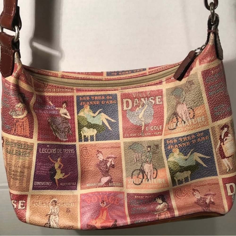 Fossil Vintage Stamp Handbag